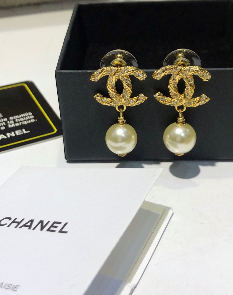 Ch*el earrings